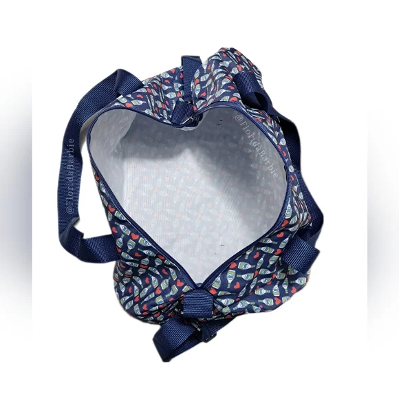 Duffle Bag Hidden Valley Collectors Blue Athletic Zipper Crossbody Nylon Gym Bag - Picture 10 of 15